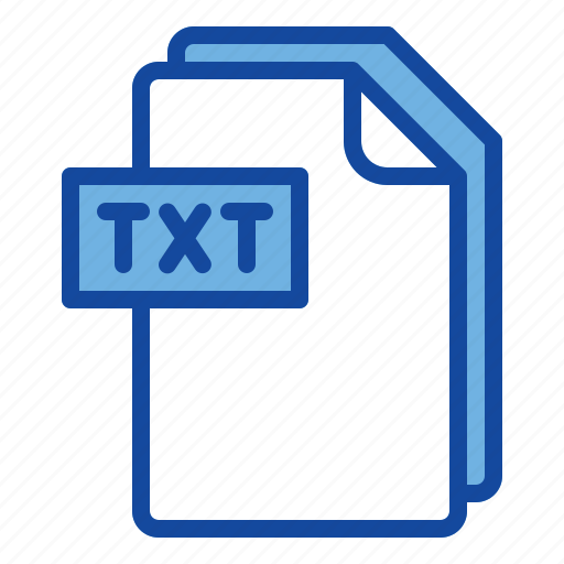 File, txt, document, format, extension icon - Download on Iconfinder