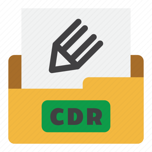 Cdr, corel file, extension, file type, filetype, format, vector file icon - Download on Iconfinder