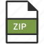 archive, extension, file, zip 