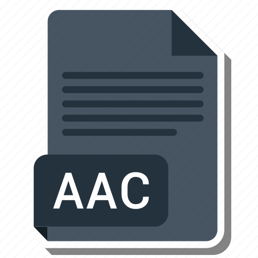 Aac, document, extension, folder, paper icon - Download on Iconfinder
