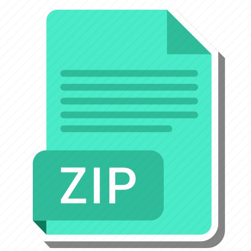 Document, extension, file, folder, format, paper, zip icon - Download on Iconfinder