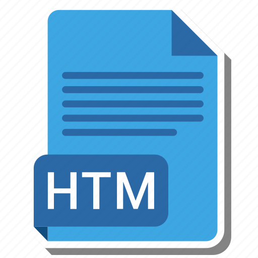 Extensiom, file, file format, htm icon - Download on Iconfinder