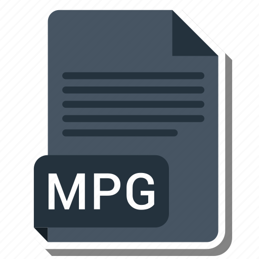 Extensiom, file, file format, mpg icon - Download on Iconfinder