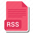 extensiom, file, file format, rss