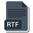 document, file, file format, rtf