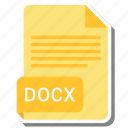 document, docx, extension, folder, paper