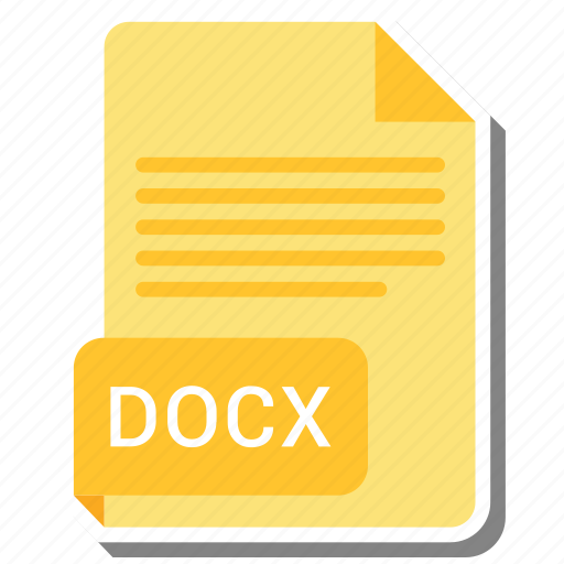Document, docx, extension, folder, paper icon - Download on Iconfinder