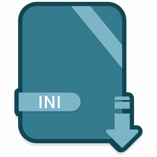 Document, extension, file, folder, format, ini, paper icon - Download on Iconfinder