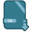 db, document, extension, file, folder, format, paper 