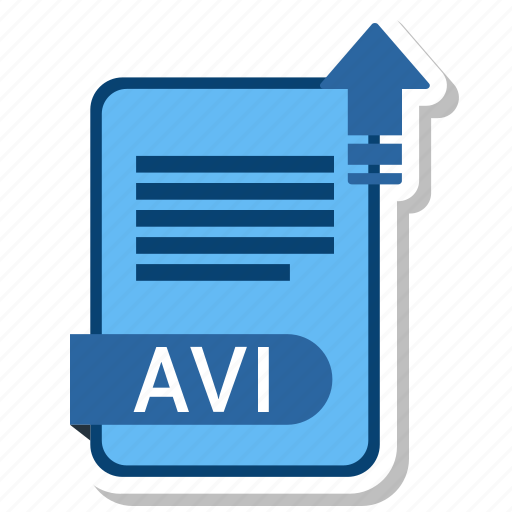 Avi, document, extension, folder, paper icon - Download on Iconfinder