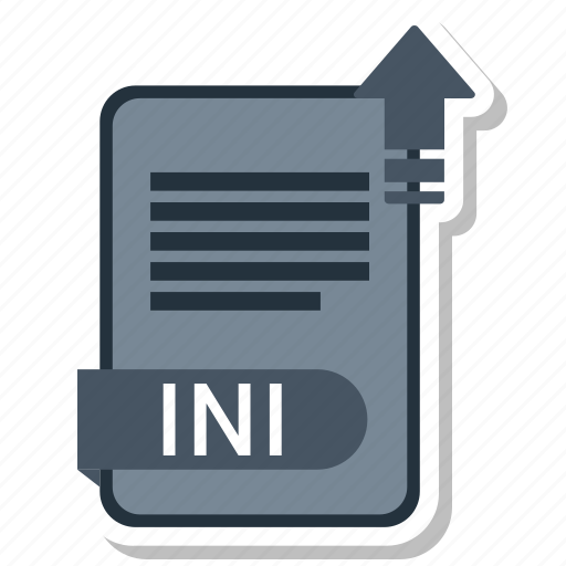 Document, extension, folder, ini, paper icon - Download on Iconfinder