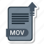 document, extension, folder, mov, paper 