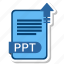 document, extension, folder, paper, ppt 