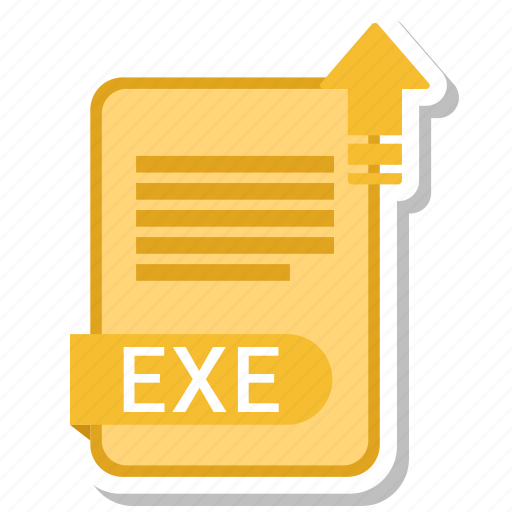 Document, exe, extension, folder, paper icon - Download on Iconfinder