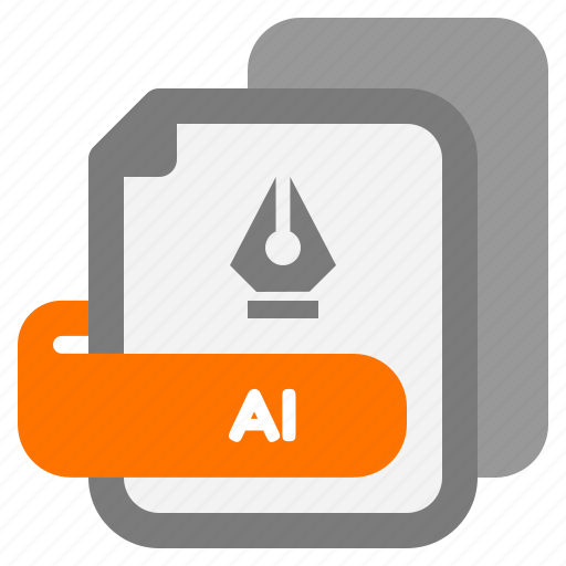 Ai, file, extension, type, filetype, format, file format icon - Download on Iconfinder