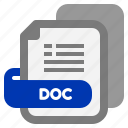 doc, file, extension, type, filetype, format, file format, document, export