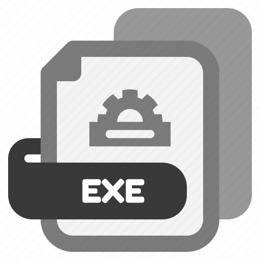 Exe, file, extension, type, filetype, format, file format icon - Download on Iconfinder