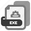 exe, file, extension, type, filetype, format, file format, document, export 