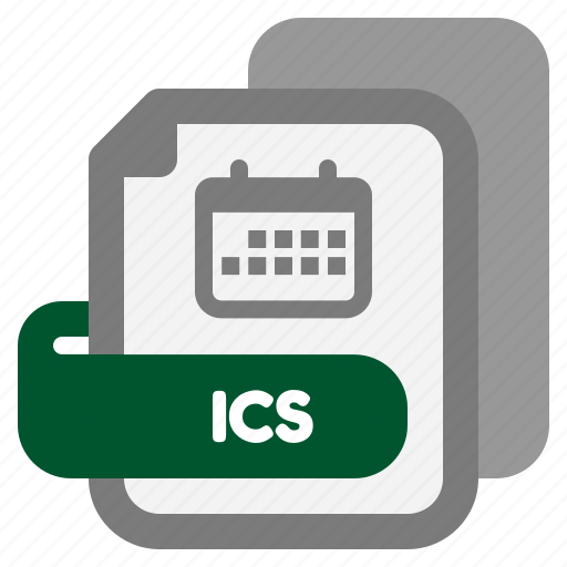 Ics, file, extension, type, filetype, format, file format icon - Download on Iconfinder