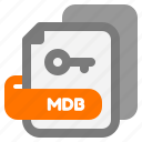 mdb, file, extension, type, filetype, format, file format, document, export