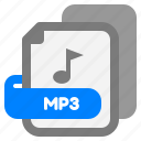 mp3, file, extension, type, filetype, format, document, export, music
