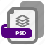 psd, file, extension, type, filetype, format, file format, document, export 