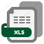 xls, file, extension, type, filetype, format, file format, document, export 