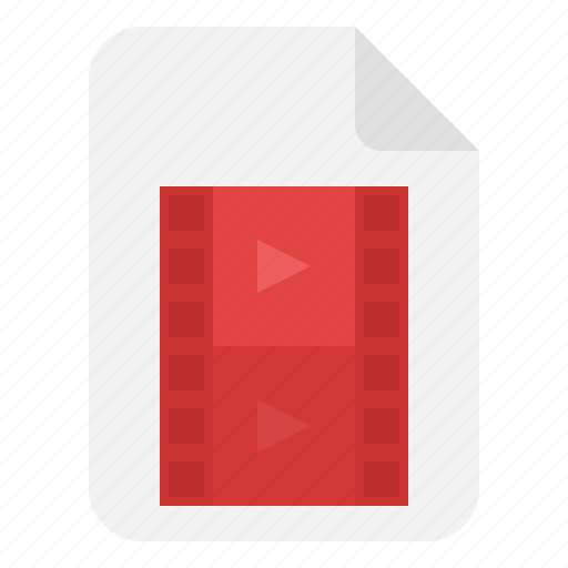 Movie, file, folder, document, video icon - Download on Iconfinder