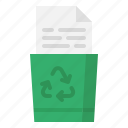 recycle, bin, file, folder, trash