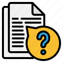 question, file, folder, help, info