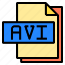 avi, computer, document, extension, file, file type