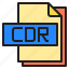 cdr, computer, file, format, type 