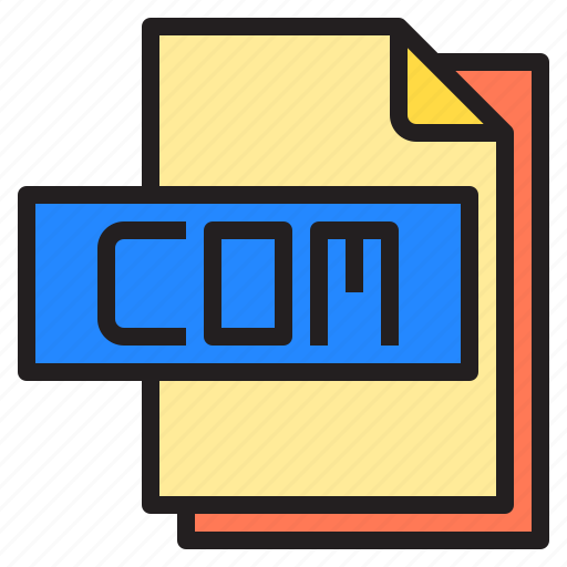 Com, computer, extension, file, file type, format, type icon - Download on Iconfinder