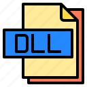 computer, dll, document, extension, file, file type