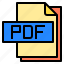 computer, document, extension, file, file type, pdf 