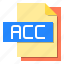 acc, computer, file, format, type 