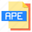 ape, computer, file, format, type 