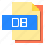 computer, db, document, extension, file, file type 