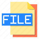 computer, document, extension, file, file type