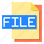 computer, document, extension, file, file type 
