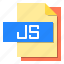 computer, document, extension, file, file type, js 