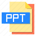 computer, document, extension, file, file type, ppt