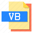 computer, document, extension, file, file type, vb