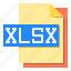 computer, document, extension, file, file type, xlsx 