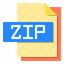 computer, document, extension, file, file type, zip
