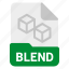 blend, document, file, format 
