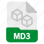 document, file, format, md3 