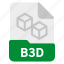 b3d, document, file, format 