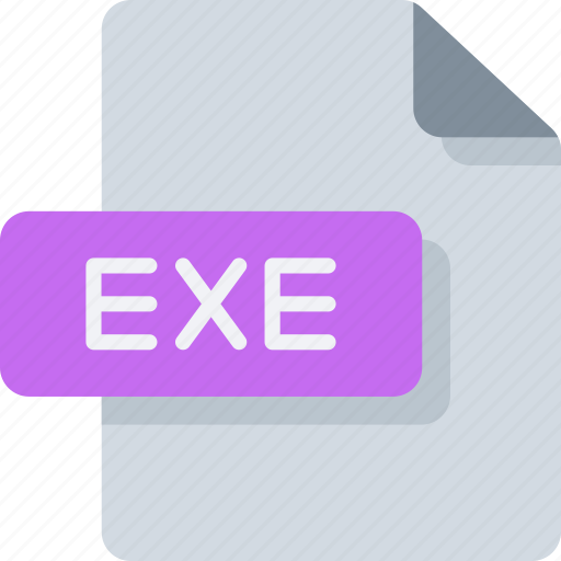 Exe, exe file, files and folders, file type, file format, extension, document icon - Download on Iconfinder