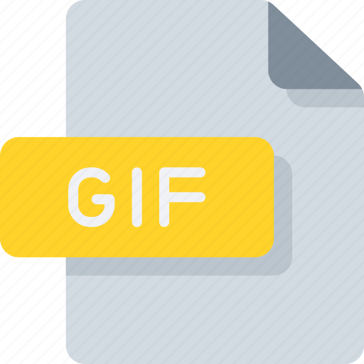 Gif, files and folders, file type, file format, extension, document, gif file icon - Download on Iconfinder